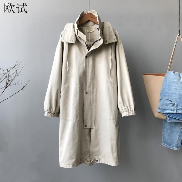 women's trench coats long kardigan coat women autumn overcoats casaco feminina cardigan woman ladies arrival 2021, Tan;black
women's trench coats long kardigan coat women autumn overcoats casaco feminina cardigan woman ladies arrival 2021, Tan;black