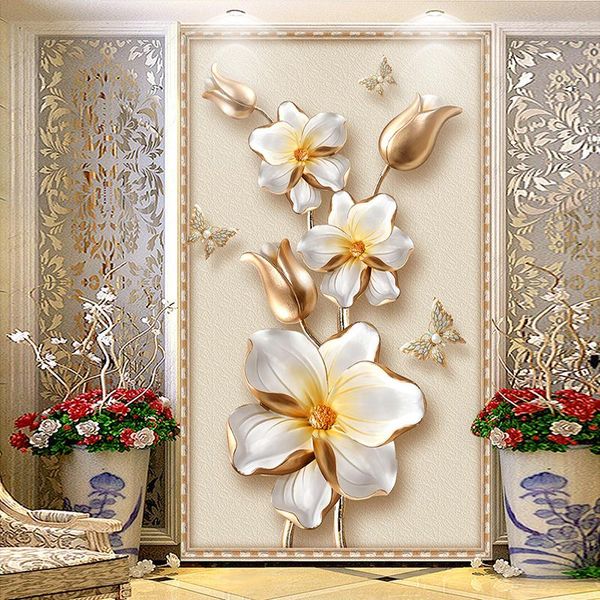 modern 3d murals wallpaper for door stereoscopic relief golden flower jewelry entrance corridor wall mural po paper wallpapers
modern 3d murals wallpaper for door stereoscopic relief golden flower jewelry entrance corridor wall mural po paper wallpapers