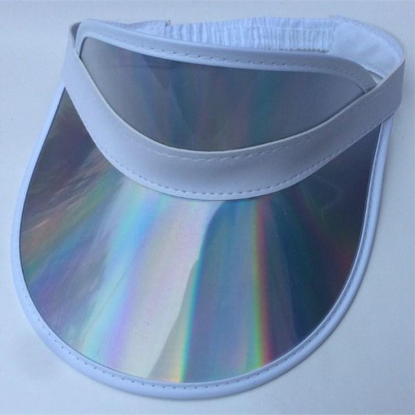 visors summer laser plastic pvc empty hat elastic bands shine sun visor uv protection beach caps 10pcs/lot, Blue;gray
visors summer laser plastic pvc empty hat elastic bands shine sun visor uv protection beach caps 10pcs/lot, Blue;gray