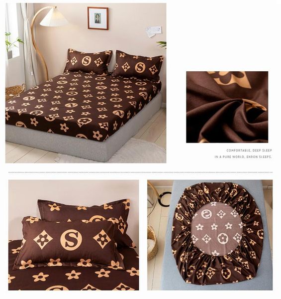 sheets & sets bed sheet with fashion brand coffee letter printed fitted cases 3pcs mattress protector cover twin queen king size
sheets & sets bed sheet with fashion brand coffee letter printed fitted cases 3pcs mattress protector cover twin queen king size
