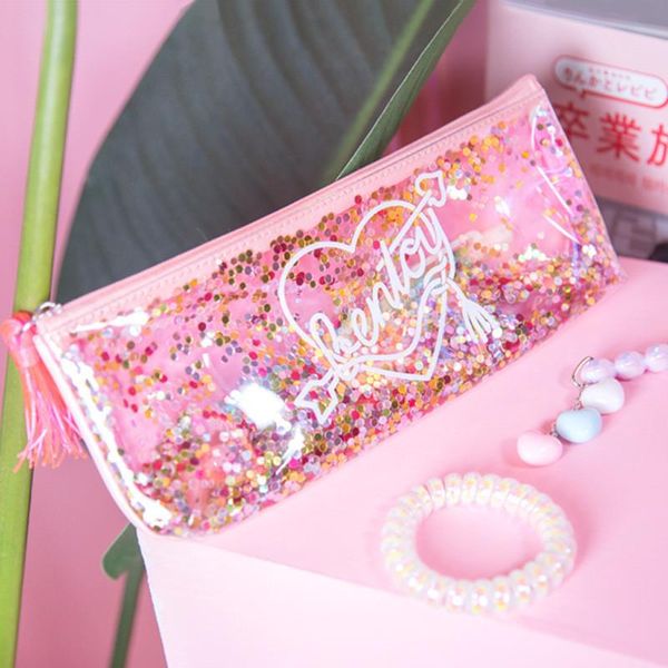 bentoy sequined laser pencil case transparent cute tassel student school pen box cosmetics makeup storage container for toddlers cosmetic ba
bentoy sequined laser pencil case transparent cute tassel student school pen box cosmetics makeup storage container for toddlers cosmetic ba