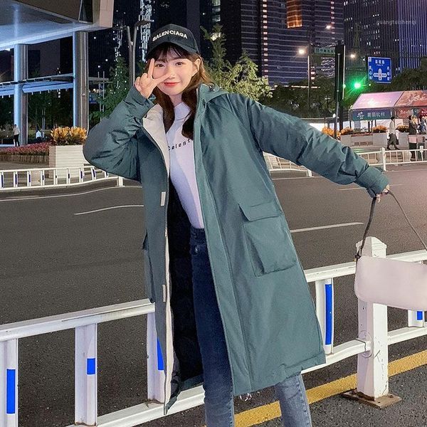 women's down & parkas cotton-padded jacket long 2021 winter coat tide korean loose, Black
women's down & parkas cotton-padded jacket long 2021 winter coat tide korean loose, Black