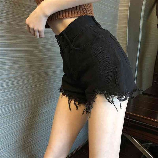 ailegogo summer streetwear women shorts high waist solid color hole wide leg denim casusl female loose black jeans, White;black
ailegogo summer streetwear women shorts high waist solid color hole wide leg denim casusl female loose black jeans, White;black