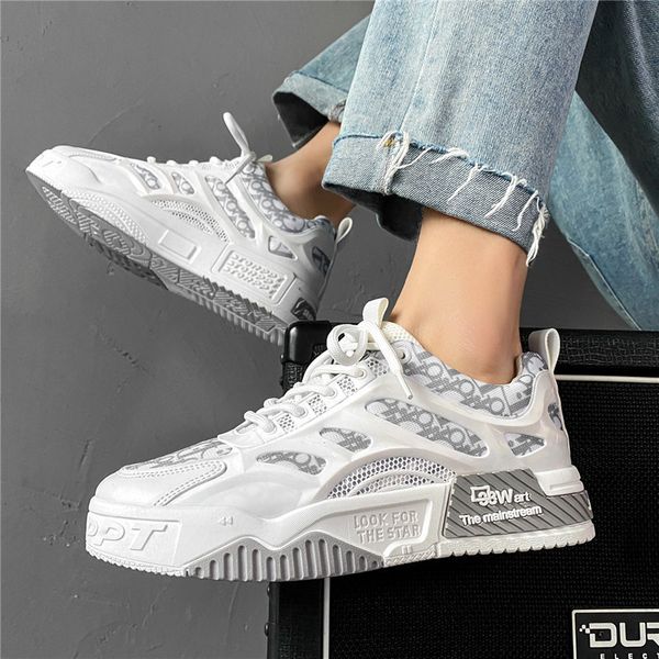men's 2021 summer mh breathable daddy korean fashion versatile thick soled elevated youth board sho, Black
men's 2021 summer mh breathable daddy korean fashion versatile thick soled elevated youth board sho, Black