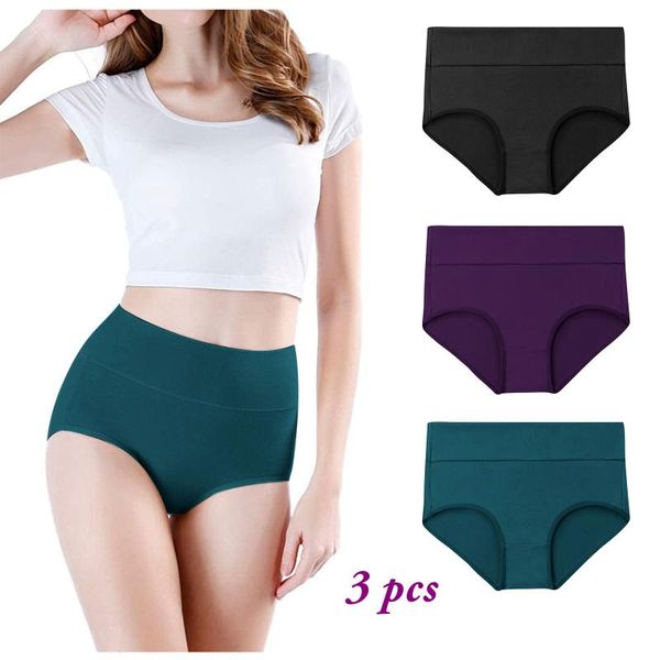 women's panties 3 pcs plus size -5xl women cotton high waist underwear girls seamless briefs female breathable lingerie *58, Black;pink
women's panties 3 pcs plus size -5xl women cotton high waist underwear girls seamless briefs female breathable lingerie *58, Black;pink