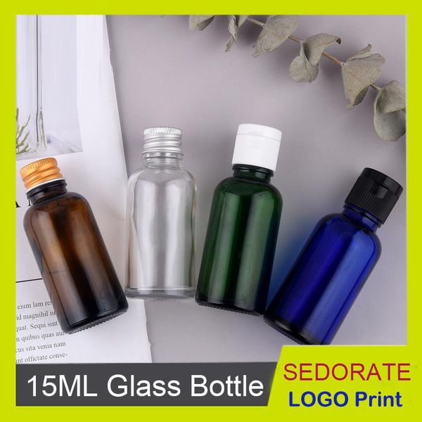 storage bottles & jars sedorate 20 pcs/lot amber glass bottle with aluminum screw lid 15ml green essential oil perfume jx120
storage bottles & jars sedorate 20 pcs/lot amber glass bottle with aluminum screw lid 15ml green essential oil perfume jx120