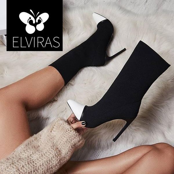 boots elviras women high heels fetish silk sock stiletto ankle 2021 fashion luxury spring shoes scarpins prom, Black
boots elviras women high heels fetish silk sock stiletto ankle 2021 fashion luxury spring shoes scarpins prom, Black