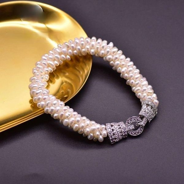 charm bracelets natural pearl bracelet women's hand-made original multi-layer winding retro jewelry, Golden;silver
charm bracelets natural pearl bracelet women's hand-made original multi-layer winding retro jewelry, Golden;silver