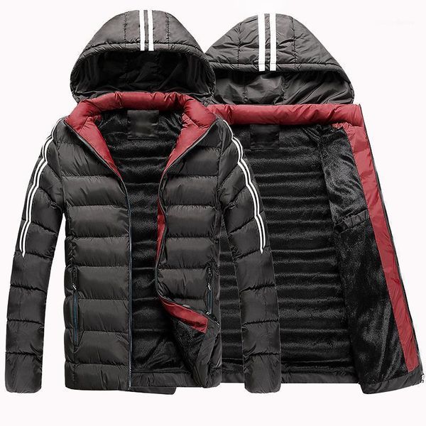 men's down & parkas winter mens parka coats 2021 fashion striped jacket warm fleece thick coat outdoor waterproof overcoat hooded, Black
men's down & parkas winter mens parka coats 2021 fashion striped jacket warm fleece thick coat outdoor waterproof overcoat hooded, Black