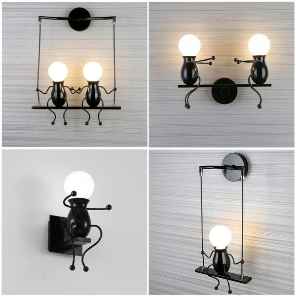 wall lamp modern iron humanoid lamps for living room bedroom home decor luminaire bathroom fixtures e27 bedside light
wall lamp modern iron humanoid lamps for living room bedroom home decor luminaire bathroom fixtures e27 bedside light