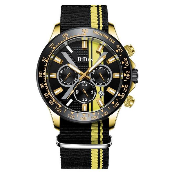 wristwatches nylon strap men chronograph watch casual motorcycle sports jogger wrist 24hours multi-function calendar luminous, Slivery;brown
wristwatches nylon strap men chronograph watch casual motorcycle sports jogger wrist 24hours multi-function calendar luminous, Slivery;brown