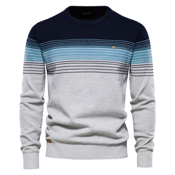 aiopon - men's striped cotton brand casual pullover, high-quality warm winter fashion sweater, novelty, White;black
aiopon - men's striped cotton brand casual pullover, high-quality warm winter fashion sweater, novelty, White;black