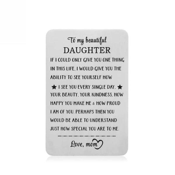keychains to my daughter wallet card gradation birthday gifts for sweet 16th love note gift her teenage girls, Silver
keychains to my daughter wallet card gradation birthday gifts for sweet 16th love note gift her teenage girls, Silver