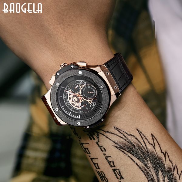 watches baogela hommes montres horloge de luxe marque quartz sport montre rose chronographe mode montre-bracelet pour 1910, Slivery;brown
watches baogela hommes montres horloge de luxe marque quartz sport montre rose chronographe mode montre-bracelet pour 1910, Slivery;brown