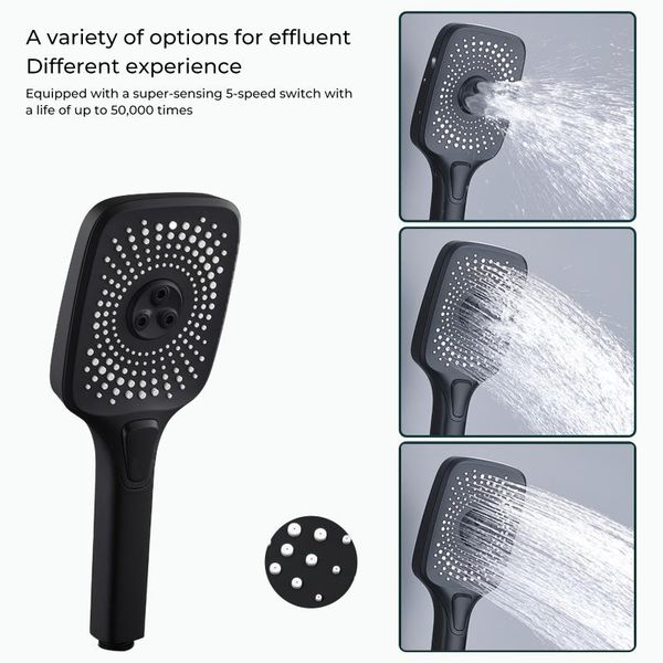 bathroom shower sets 3 modes adjustable high pressure big square panel water saving switch button head with universal fitting
bathroom shower sets 3 modes adjustable high pressure big square panel water saving switch button head with universal fitting