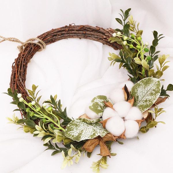 simulation wreath woven branch base party festival decor garland cotton for indoor or covered outdoor display nordic artificial decorative f
simulation wreath woven branch base party festival decor garland cotton for indoor or covered outdoor display nordic artificial decorative f