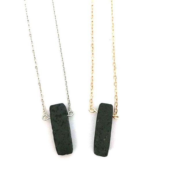 pendant necklaces cuboid black lava stone bead essential oil perfume diffuser necklace jewelry gift, Silver
pendant necklaces cuboid black lava stone bead essential oil perfume diffuser necklace jewelry gift, Silver