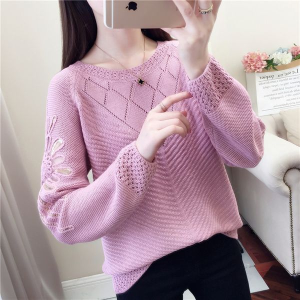 sweaters autumn winter hollow out sweater for women round neck long sleeve lace sequin patchwork pullover female jumper new fashion, White;black
sweaters autumn winter hollow out sweater for women round neck long sleeve lace sequin patchwork pullover female jumper new fashion, White;black