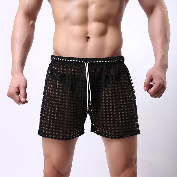 men's sleepwear 2021 summer 1pcs transparent mesh shorts gay sheer see through brand sleep bottoms leisure home wear, Black;brown
men's sleepwear 2021 summer 1pcs transparent mesh shorts gay sheer see through brand sleep bottoms leisure home wear, Black;brown