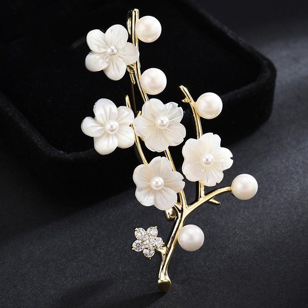 pins, brooches korean fashion shell flower for women pearl temperament brooch dress pin coat suit shawl buckle, Gray
pins, brooches korean fashion shell flower for women pearl temperament brooch dress pin coat suit shawl buckle, Gray