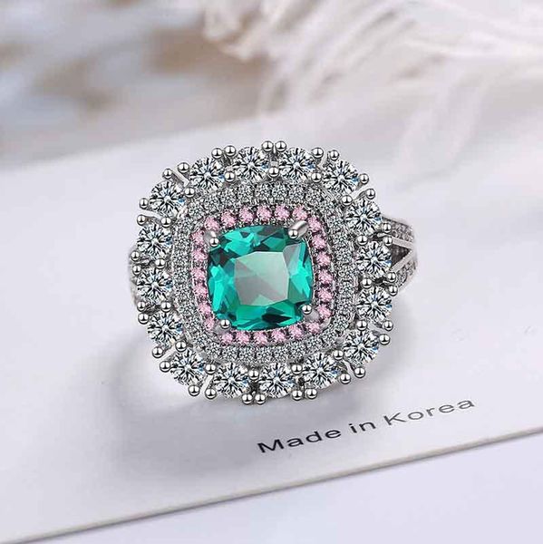 wedding rings luxury engagement ring fashion green micro pave zircon stone big chunky for women ladies bague femme anillos mujer, Slivery;golden
wedding rings luxury engagement ring fashion green micro pave zircon stone big chunky for women ladies bague femme anillos mujer, Slivery;golden