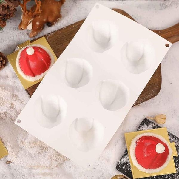 baking moulds 6 cavity cake mold 3d christmas hats silicone hat diy bakeware pastry dessert decorating tools
baking moulds 6 cavity cake mold 3d christmas hats silicone hat diy bakeware pastry dessert decorating tools