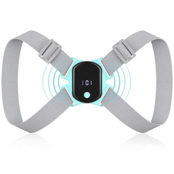 back support posture corrector trainer with smart sensor vibration reminder straightener brace for adult, Black;blue
back support posture corrector trainer with smart sensor vibration reminder straightener brace for adult, Black;blue