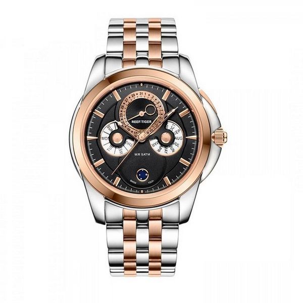 wristwatches mens watches,men wrist watch reef tiger luxury man 50m waterproof business quartz wristwatch dress relogio masculino rga830, Slivery;brown
wristwatches mens watches,men wrist watch reef tiger luxury man 50m waterproof business quartz wristwatch dress relogio masculino rga830, Slivery;brown
