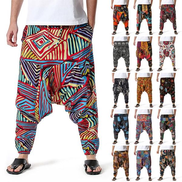men's pants hip hop harem stretch summer xz75 size 39-46, Black
men's pants hip hop harem stretch summer xz75 size 39-46, Black