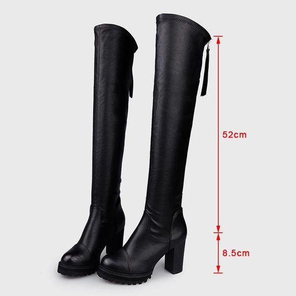 boots long ladies over the knee soft thick-soled square heel autumn winter fashion zipper mixed color 2021, Black
boots long ladies over the knee soft thick-soled square heel autumn winter fashion zipper mixed color 2021, Black