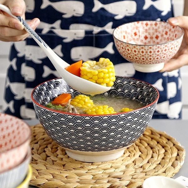 bowls 4.5/8 inch japanese style large soup bowl under glaze color simple ceramic rice household ramen noodles tableware
bowls 4.5/8 inch japanese style large soup bowl under glaze color simple ceramic rice household ramen noodles tableware