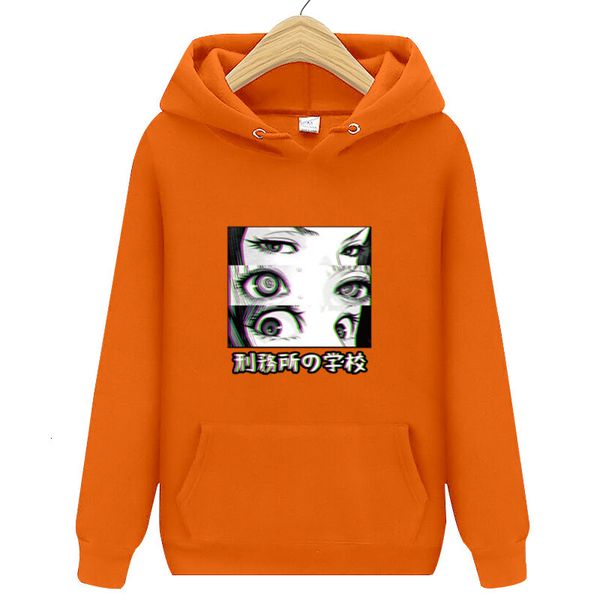 men's hoodies & sweatshirts japanese anime prison school eyes sad sweatshirt loli comic aesthetic pullover men clothing harajuku street, Black
men's hoodies & sweatshirts japanese anime prison school eyes sad sweatshirt loli comic aesthetic pullover men clothing harajuku street, Black
