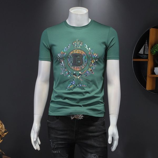 fashion t shirts 2021 summer men's round neck double mercerized cotton urban leisure short sleeve, White;black
fashion t shirts 2021 summer men's round neck double mercerized cotton urban leisure short sleeve, White;black