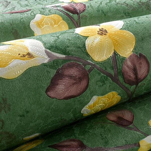 wallpapers occident pastoral florals pattern 3d pvc wallpaper green color living room bedroom background wall paper home decoration
wallpapers occident pastoral florals pattern 3d pvc wallpaper green color living room bedroom background wall paper home decoration