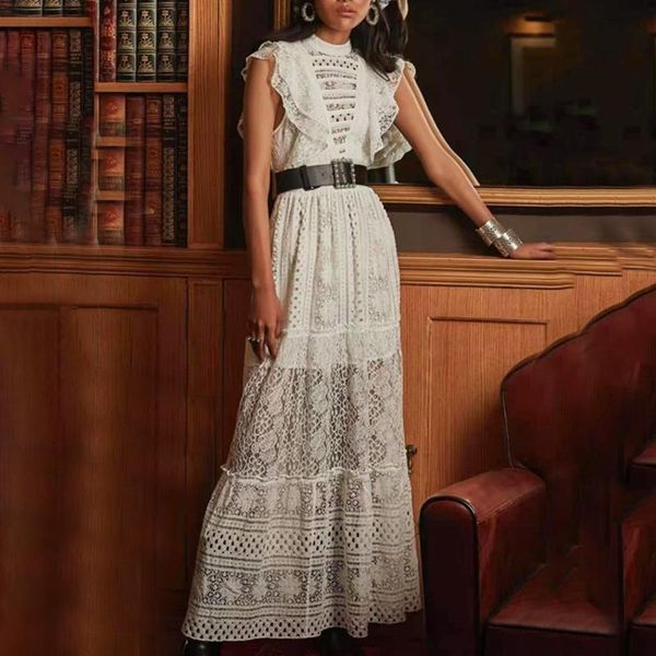 casual dresses hook flower hollow dress sleeveless long pure ruffle o-neck maxi summer evening party vintage design vestidos femme, Black;gray
casual dresses hook flower hollow dress sleeveless long pure ruffle o-neck maxi summer evening party vintage design vestidos femme, Black;gray