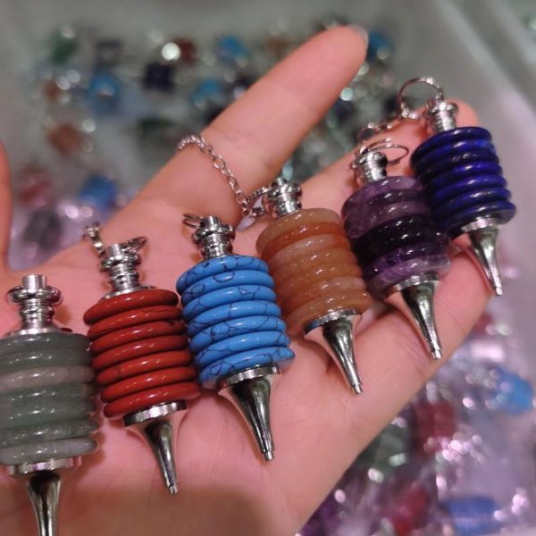 decorative objects & figurines natural stones pendulum for dowsing divination round slab healing purple crystal tiger eye amulet spiritual t
decorative objects & figurines natural stones pendulum for dowsing divination round slab healing purple crystal tiger eye amulet spiritual t