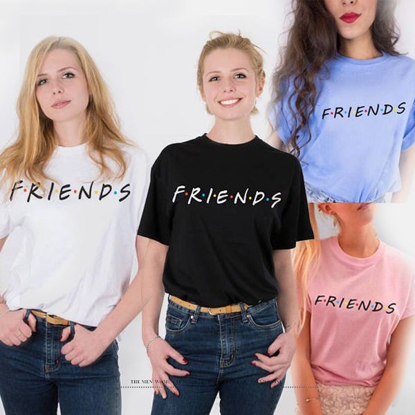 fashion t-shirts 2021 letters friends printed short sleeve women's, White
fashion t-shirts 2021 letters friends printed short sleeve women's, White