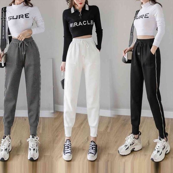 plus size sweatpants baggy autumn womens pants winter outfits long sport zipper harem casual korean trousers bottom, Black;white
plus size sweatpants baggy autumn womens pants winter outfits long sport zipper harem casual korean trousers bottom, Black;white