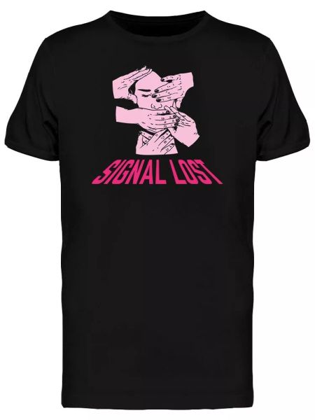 signal lost hands men's tee -image by shutterstock, White;black
signal lost hands men's tee -image by shutterstock, White;black