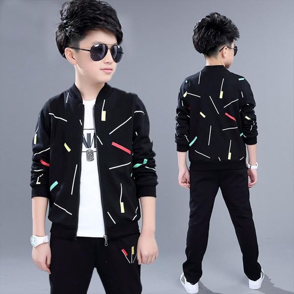 boys clothing sets spring autumn children sport suits long sleeve clothes 3 pcs kids tracksuit 4 6 8 10 11, White
boys clothing sets spring autumn children sport suits long sleeve clothes 3 pcs kids tracksuit 4 6 8 10 11, White