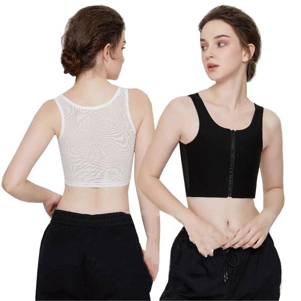 bustiers & corsets haleychan women transgender tomboy trans lesbian ftm zip up bamboo slim fit elastic chest binder plus size corset crop to, Black;white
bustiers & corsets haleychan women transgender tomboy trans lesbian ftm zip up bamboo slim fit elastic chest binder plus size corset crop to, Black;white