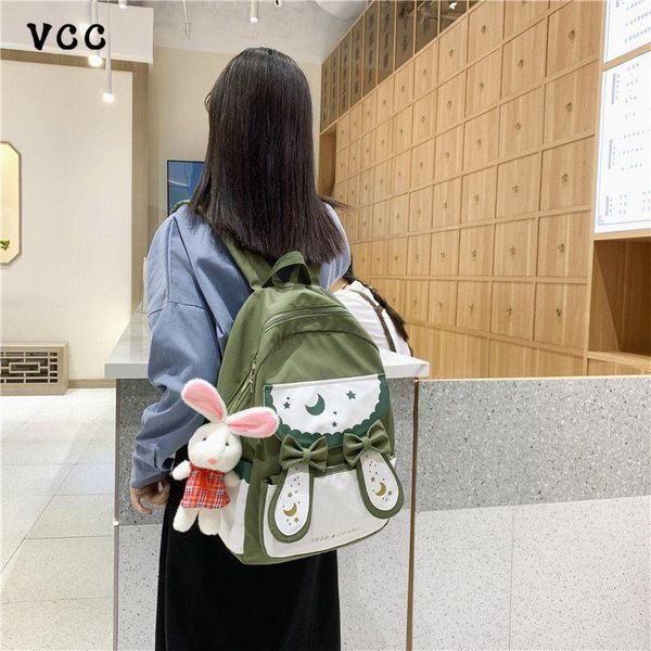 backpack vcc cute girl korean cartoon ears bag small fresh and sweet college style large-capacity school
backpack vcc cute girl korean cartoon ears bag small fresh and sweet college style large-capacity school