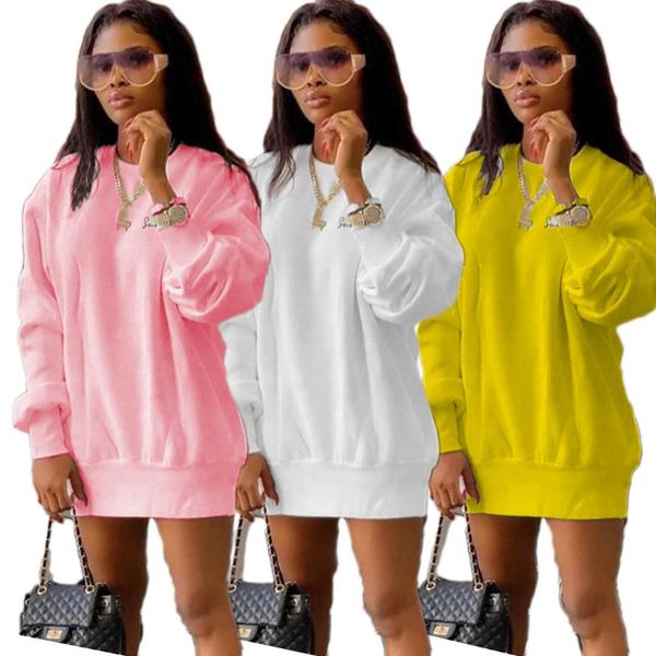 casual dresses casaul sweatshirts dress solid color mini loose o-neck high street clothes for women outfit, Black;gray
casual dresses casaul sweatshirts dress solid color mini loose o-neck high street clothes for women outfit, Black;gray