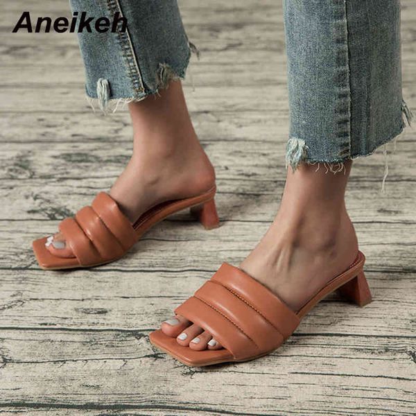 womens shoes high heels fashion pu classics summer basic slippers concise sewing solid outside british style 210507, Black
womens shoes high heels fashion pu classics summer basic slippers concise sewing solid outside british style 210507, Black