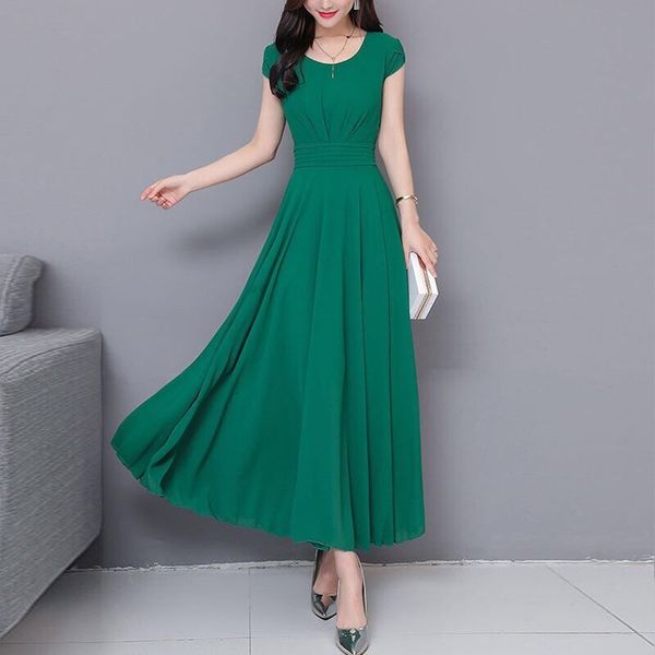 casual dresses summer boho women vintage elegant chiffon maxi female beach black plus size vestidos jygx, Black;gray
casual dresses summer boho women vintage elegant chiffon maxi female beach black plus size vestidos jygx, Black;gray