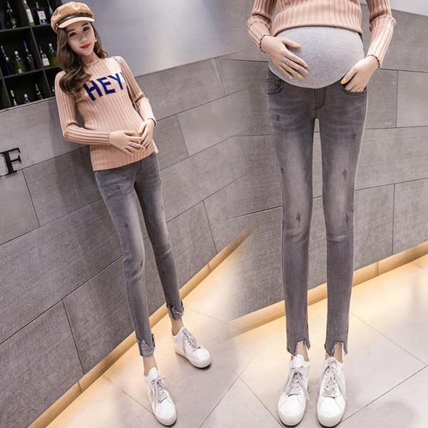 maternity bottoms jeans denim pants spring summer trousers cropped feet casual, White
maternity bottoms jeans denim pants spring summer trousers cropped feet casual, White