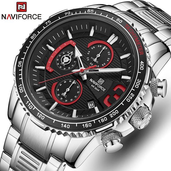 wristwatches brand naviforce men's watch fashion casual multi-function automatic date watches waterproof stainless steel wristband cloc, Slivery;brown
wristwatches brand naviforce men's watch fashion casual multi-function automatic date watches waterproof stainless steel wristband cloc, Slivery;brown