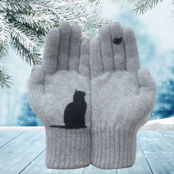 disposable gloves *2021women woolen autumn and winter outdoor warm cute cat printing cashmere thick full finger mittens
disposable gloves *2021women woolen autumn and winter outdoor warm cute cat printing cashmere thick full finger mittens