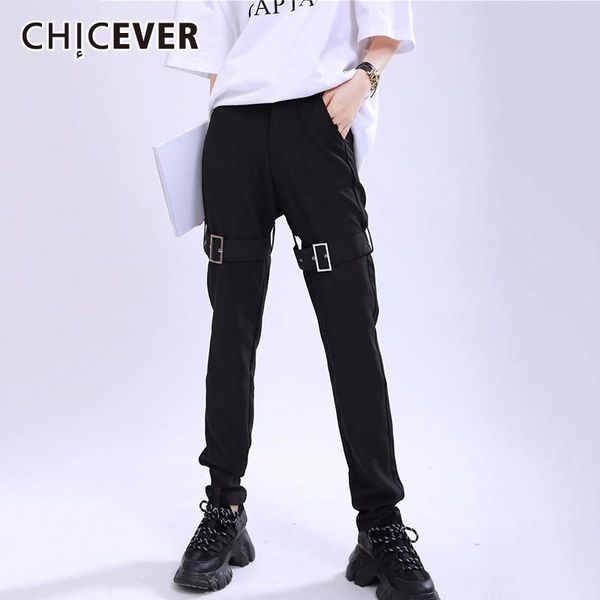 women's pants & capris chicever metal button bandage womens trouser high waist tunic pockets casual straight female fashion summer clot, Black;white
women's pants & capris chicever metal button bandage womens trouser high waist tunic pockets casual straight female fashion summer clot, Black;white