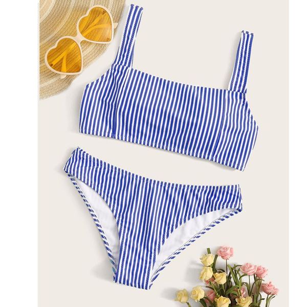 women high waisted bikini set stripped swimsuit bow push up beach wear two pieces bathing suit brazilian swim women's swimwear, White;black
women high waisted bikini set stripped swimsuit bow push up beach wear two pieces bathing suit brazilian swim women's swimwear, White;black